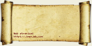 Jana Martinović vizit kartica